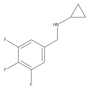 N-[(3,4,5-trifluorophenyl)methyl]cyclopropanamine Structure