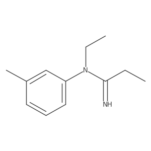 Propanimidamide, N-ethyl-N-(3-methylphenyl)-结构式