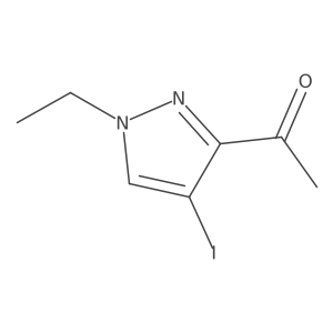1-(1-Ethyl-4-iodo-1H-pyrazol-3-yl)ethanone Structure