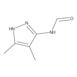 (4,5-dimethyl-1H-pyrazol-3-yl)formamide结构式