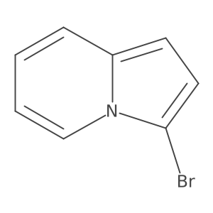 3-Bromoindolizine Structure