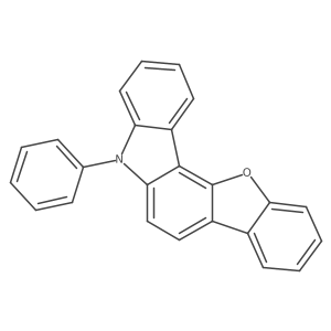 5-Phenyl-5H-benzofuro[3,2-c]carbazole结构式