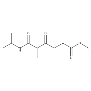 Methyl 5-methyl-4,6-dioxo-6-(propan-2-ylamino)hexanoate Structure