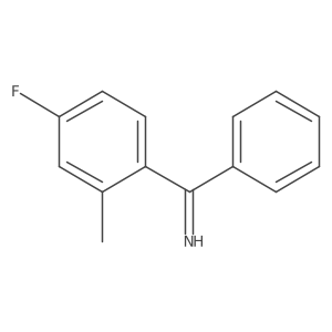 4-Fluoro-2-methyl-I+/--phenylbenzenemethanimine结构式