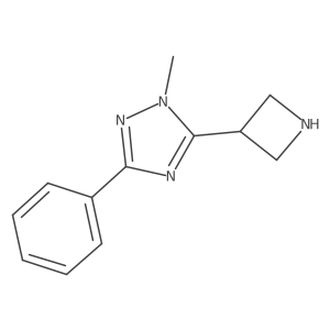 5-(azetidin-3-yl)-1-methyl-3-phenyl-1H-1,2,4-triazole结构式