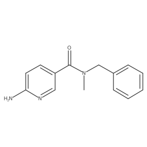 6-amino-N-benzyl-N-methylpyridine-3-carboxamide Structure
