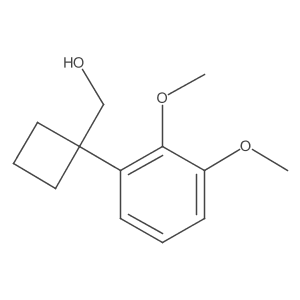 [1-(2,3-Dimethoxyphenyl)cyclobutyl]methanol Structure