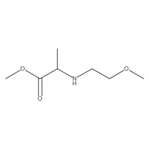 Methyl 2-[(2-methoxyethyl)amino]propanoate Structure
