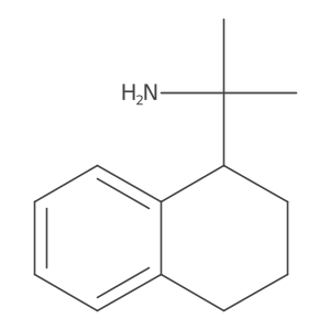 2-(1,2,3,4-Tetrahydronaphthalen-1-yl)propan-2-amine结构式