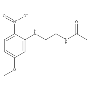 N-[2-(5-methoxy-2-nitroanilino)ethyl]acetamide结构式