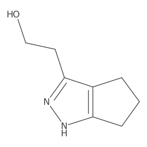2-{1H,4H,5H,6H-cyclopenta[c]pyrazol-3-yl}ethan-1-ol Structure