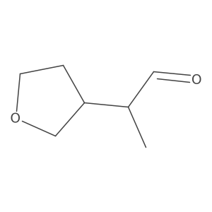 2-(Oxolan-3-yl)propanal结构式