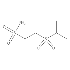 2-(Propane-2-sulfonyl)ethane-1-sulfonamide结构式