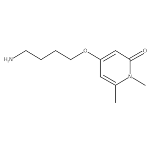 4-(4-Aminobutoxy)-1,6-dimethyl-1,2-dihydropyridin-2-one结构式