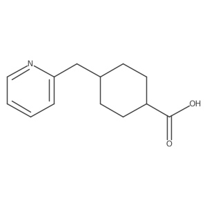 4-[(Pyridin-2-yl)methyl]cyclohexane-1-carboxylic acid Structure