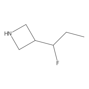 3-(1-Fluoropropyl)azetidine Structure