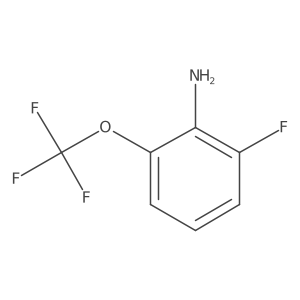 2-Fluoro-6-(trifluoromethoxy)aniline结构式