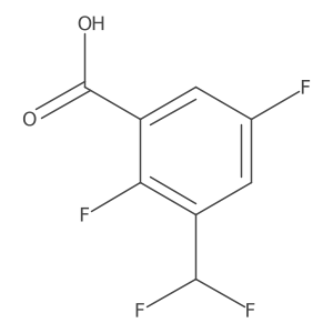 3-(Difluoromethyl)-2,5-difluorobenzoic acid Structure