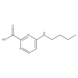 4-(Butylamino)pyrimidine-2-carboxylic acid Structure
