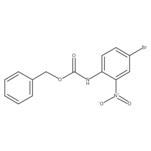 benzyl N-(4-bromo-2-nitrophenyl)carbamate Structure