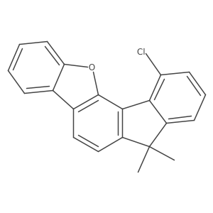 11-Chloro-7,7-dimethyl-7H-fluoreno[4,3-b]benzofuran Structure