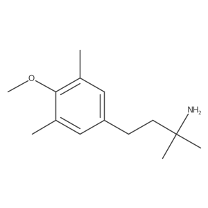 4-(4-Methoxy-3,5-dimethylphenyl)-2-methylbutan-2-amine Structure