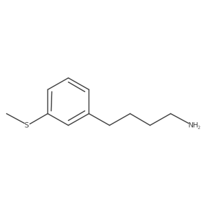 4-[3-(Methylsulfanyl)phenyl]butan-1-amine Structure