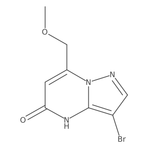 3-Bromo-7-(methoxymethyl)-4H,5H-pyrazolo[1,5-a]pyrimidin-5-one Structure