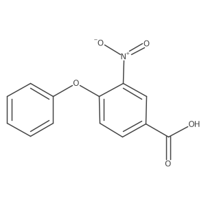 3-Nitro-4-phenoxybenzoic acid结构式