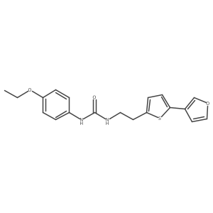 1-(4-Ethoxyphenyl)-3-(2-(5-(furan-3-yl)thiophen-2-yl)ethyl)urea Structure