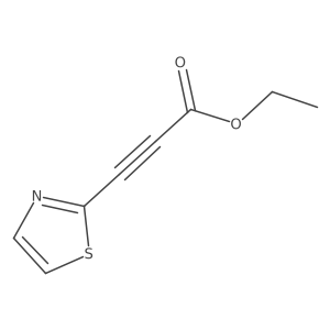 Ethyl 3-(1,3-thiazol-2-yl)prop-2-ynoate Structure