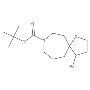 Tert-butyl 4-hydroxy-1-oxa-8-azaspiro[4.6]undecane-8-carboxylate Structure