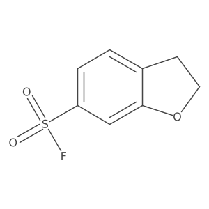 2,3-Dihydro-1-benzofuran-6-sulfonyl fluoride结构式