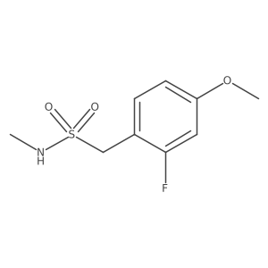 1-(2-fluoro-4-methoxyphenyl)-N-methylmethanesulfonamide Structure