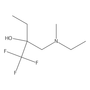 2-{[Ethyl(methyl)amino]methyl}-1,1,1-trifluorobutan-2-ol Structure