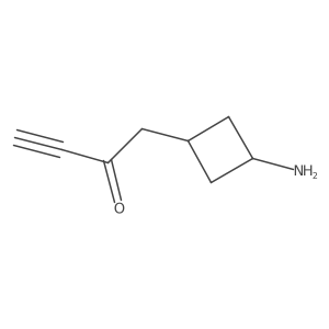 1-(3-Aminocyclobutyl)but-3-yn-2-one Structure