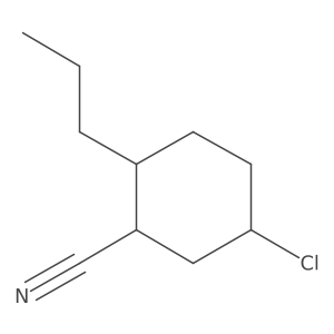 5-Chloro-2-propylcyclohexane-1-carbonitrile Structure