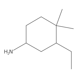 3-Ethyl-4,4-dimethylcyclohexan-1-amine Structure