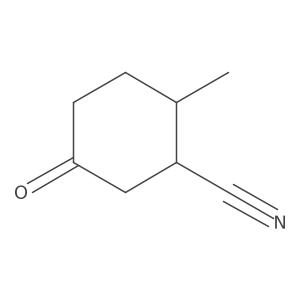 2-Methyl-5-oxocyclohexane-1-carbonitrile Structure