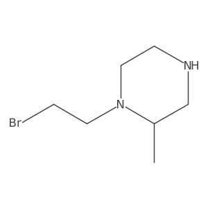 1-(2-Bromoethyl)-2-methylpiperazine Structure