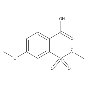 4-Methoxy-2-(methylsulfamoyl)benzoic acid Structure