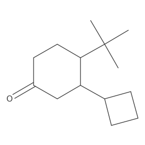 4-Tert-butyl-3-cyclobutylcyclohexan-1-one Structure