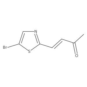 4-(5-Bromo-1,3-thiazol-2-yl)but-3-en-2-one结构式