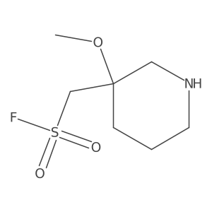 (3-Methoxypiperidin-3-yl)methanesulfonyl fluoride Structure