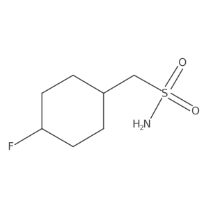 (4-Fluorocyclohexyl)methanesulfonamide结构式