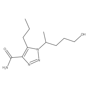1-(5-hydroxypentan-2-yl)-5-propyl-1H-1,2,3-triazole-4-carboxamide Structure