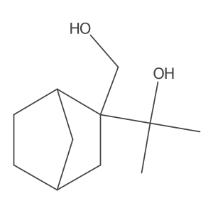 2-[2-(Hydroxymethyl)bicyclo[2.2.1]heptan-2-yl]propan-2-ol结构式