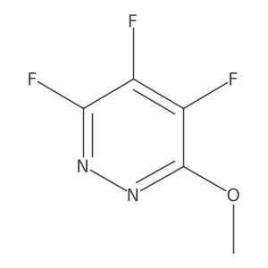 3,4,5-Trifluoro-6-methoxypyridazine结构式