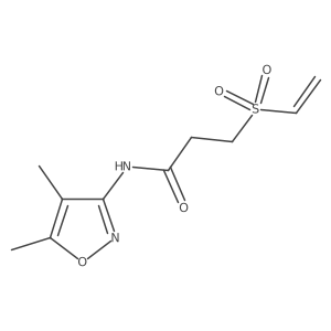 N-(dimethyl-1,2-oxazol-3-yl)-3-(ethenesulfonyl)propanamide Structure