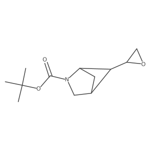 tert-butyl (1S,4R)-5-[(2S)-oxiran-2-yl]-2-azabicyclo[2.1.1]hexane-2-carboxylate Structure